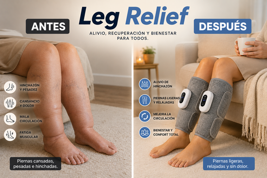 LEG RELIEF - MASAJEADOR DE COMPRESIÓN - ALIVIA TUS PIERNAS🦵😌