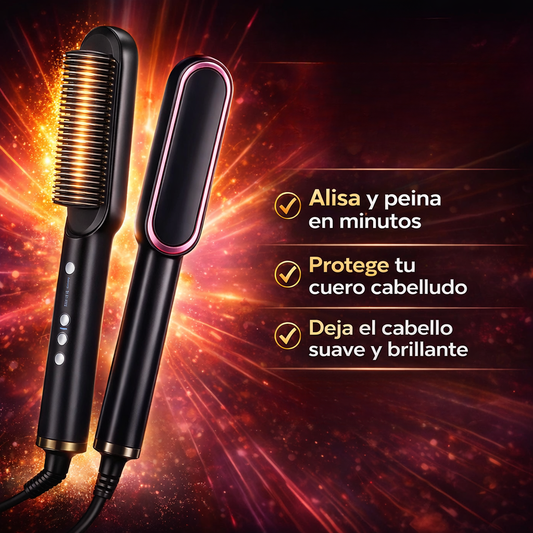 Cepillo Eléctrico Alisante | Alisado perfecto en minutos