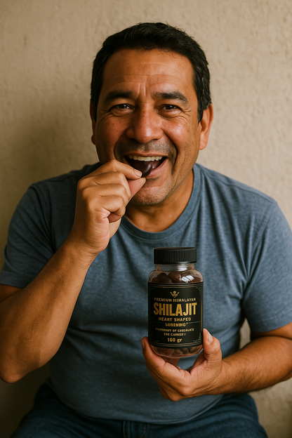 Gomas de Shilajit - Aumenta tu Testosterona de forma natural