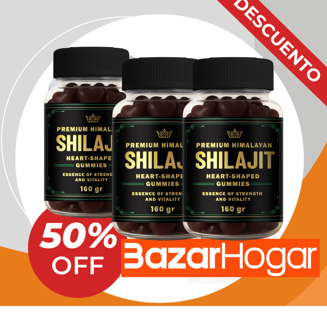 Gomas de Shilajit - Aumenta tu Testosterona de forma natural