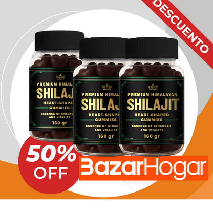 Gomas de Shilajit - Aumenta tu Testosterona de forma natural