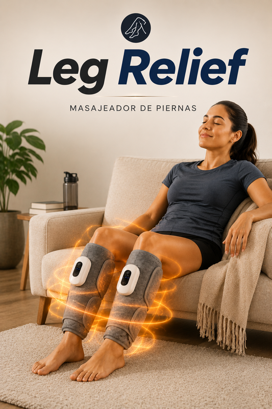LEG RELIEF - MASAJEADOR DE COMPRESIÓN - ALIVIA TUS PIERNAS🦵😌