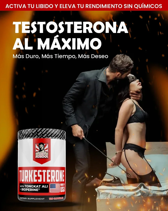 TURKESTERONE™ - ELEVA TU FUERZA Y VITALIDAD MASCULINA 120 CÁPSULAS + ENVÍO GRATIS📦