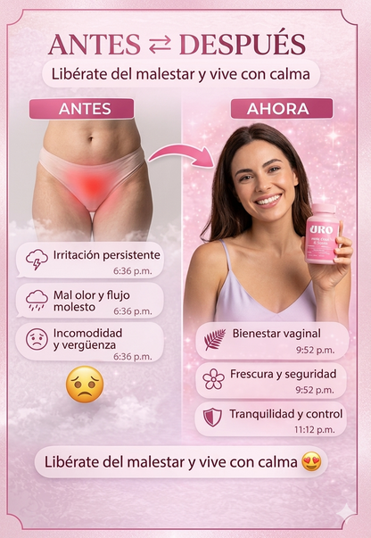 Promo 3x2 |💊FemmeGlow | Probioticos Vaginales - Salud Íntima ✨