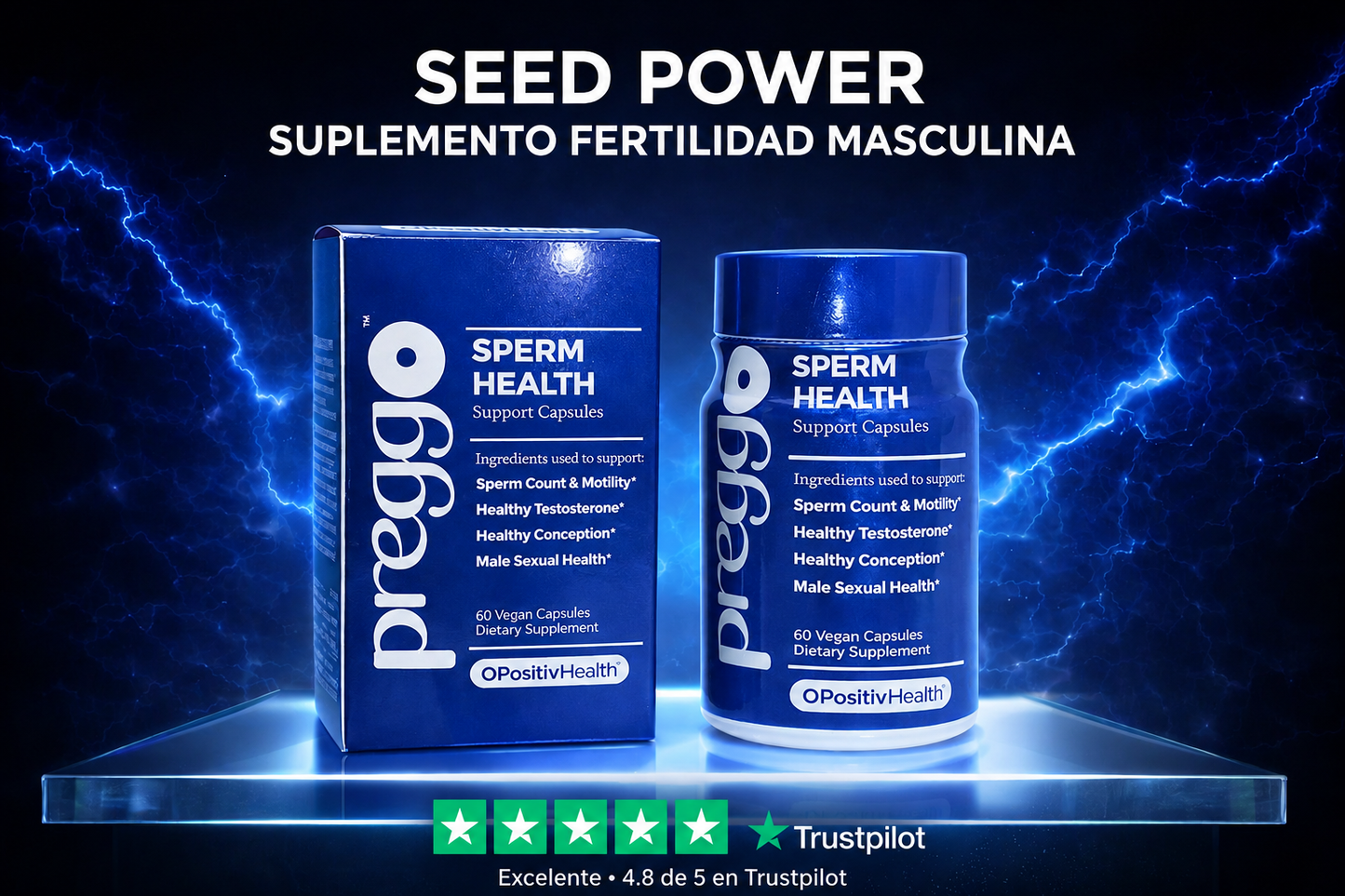 💊SEED POWER - SUPLEMENTO FERTILIDAD MASCULINA💪👶